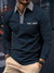 Variant image for Polo Homme Manches Longues Coton Classique-4