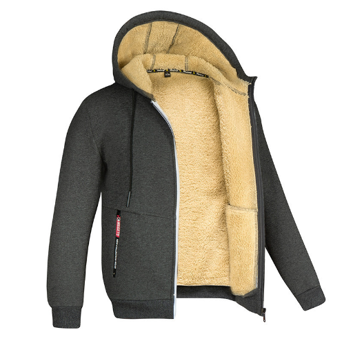 Veste polaire chaude et épaisse pour hommes