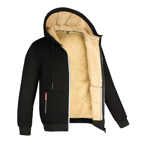 Veste polaire chaude et épaisse pour hommes