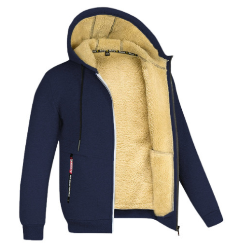 Veste polaire chaude et épaisse pour hommes