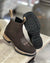 Bottes Hiver Femme Élégantes en Cuir Synthétique Confortables 2