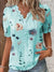 Variant image for Chemisier Femme Chic Col en V Léger Polyester-25
