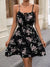 Variant image for Robe d Été Femme Imprimé Floral Sangles Spaghetti 100% Polyester-1