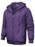 Variant image for Sweat à Capuche Homme Monochrome Zippé en Mélange de Coton et Polyester-29