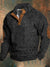 Pull Homme Décontracté Rétro en Fleece Mélangé Polyester Coton 1