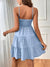 Robe Femme Structurée avec Poitrine Rassemblée en Tissu Élégant-3