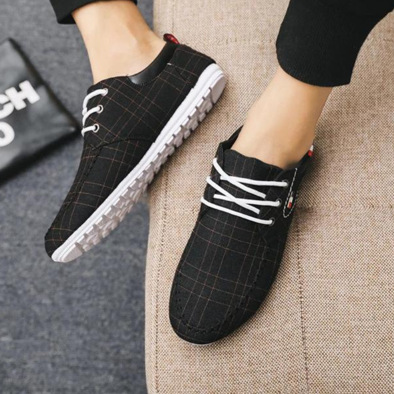 Baskets décontractées en toile pour hommes