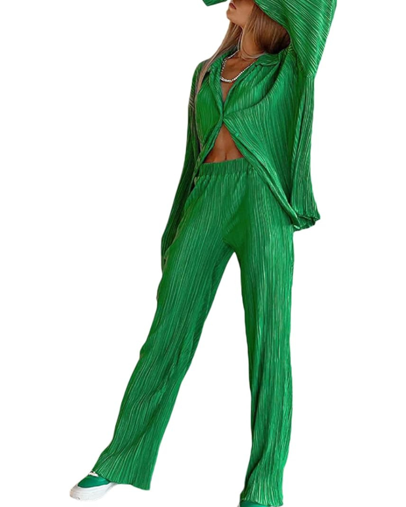 Duo plissé élégant pour femme