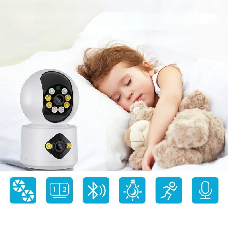 Appareil photo intelligent 4MP à double objectif