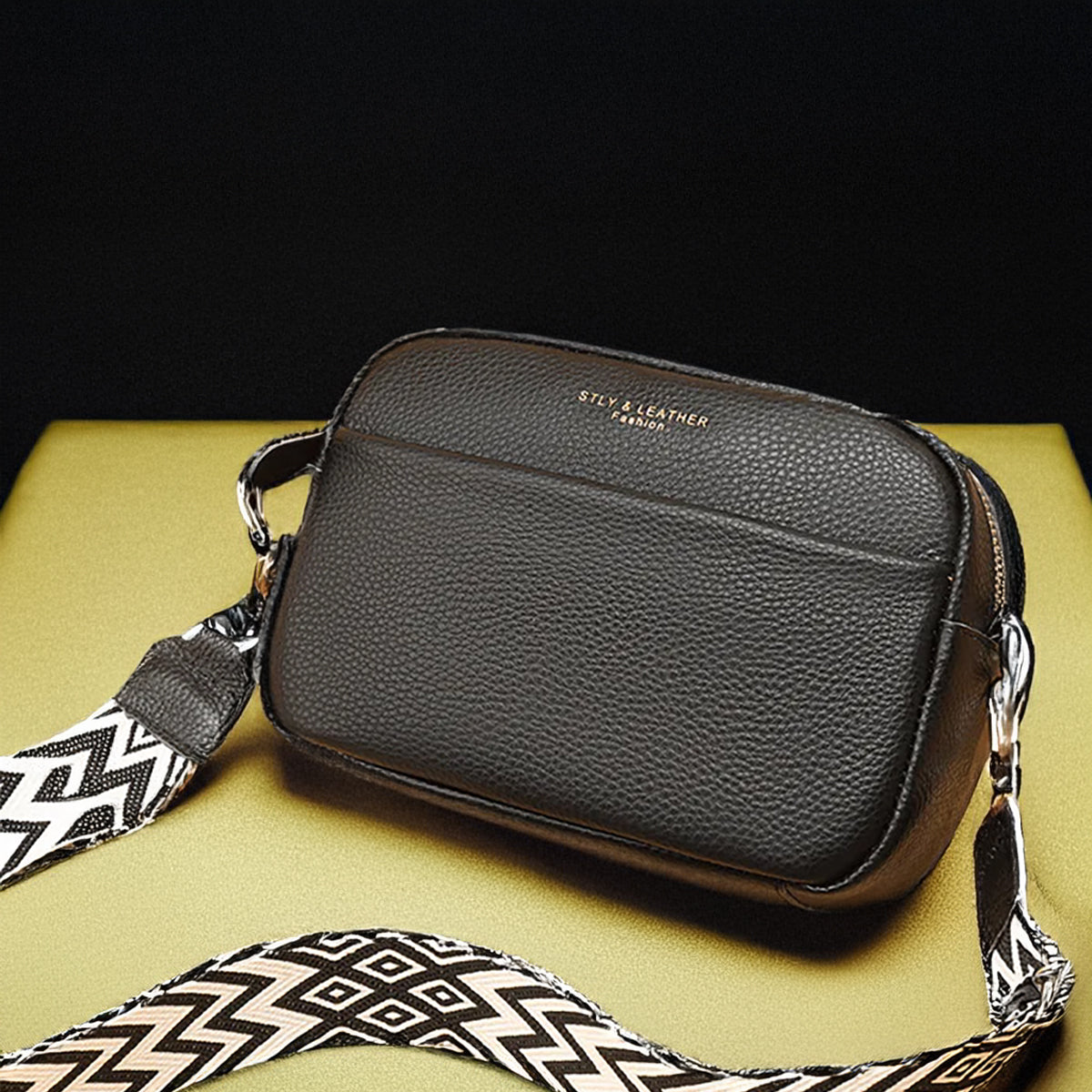 Sac à bandoulière en cuir de haute qualité