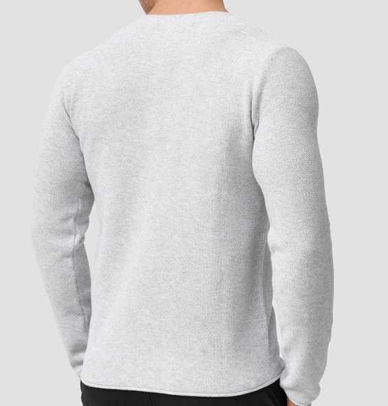 Pull Homme Style Italien Fermeture Éclair 100% Coton-4