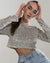Variant image for Top à Crop Femme Élégant Tissu Léger-17