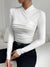Haut à Longsleeve Élégant Femme Coton Doux 1