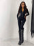 Combinaison Femme Chic Ajustée Polyester Spandex-4