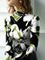 Variant image for Tee Shirt Femme Col Roulé Imprimé Floral Manches Longues 100% Coton-1