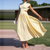 Robe d'Été Femme Élastique Longue Chic Coton Doux-5