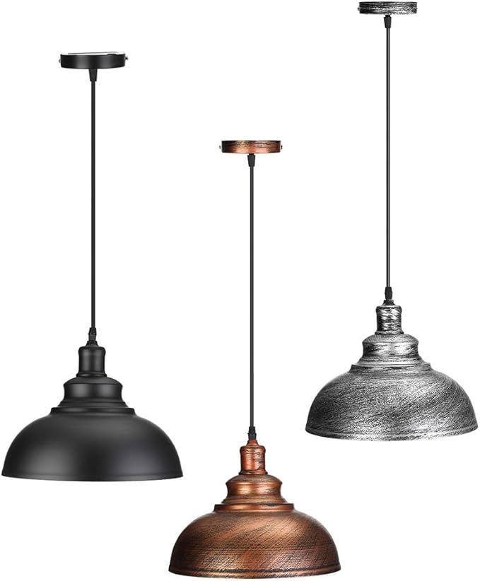 Lampe à suspension loft industriel rétro