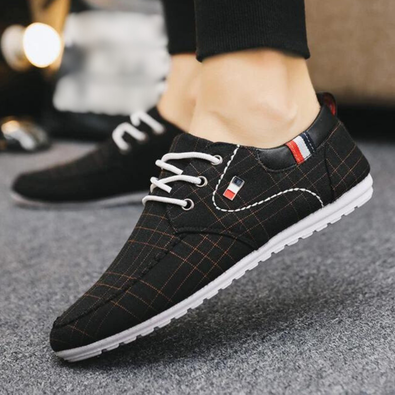 Baskets décontractées en toile pour hommes