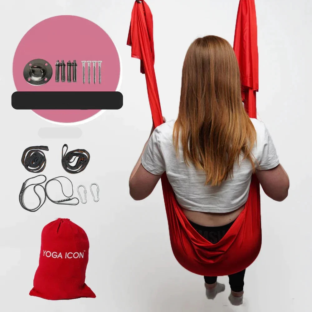 Variant image for Hängematte de Yoga Femme Aérienne Polyester Flexible Confortable-2