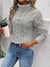 Variant image for Pull Col Roulé Femme Tricot Motif Tresse 100% Acrylique-33