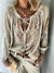 Chemisier Femme Chic Détails Pointus 100% Polyester-1