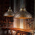 Lampe à suspension loft industriel rétro