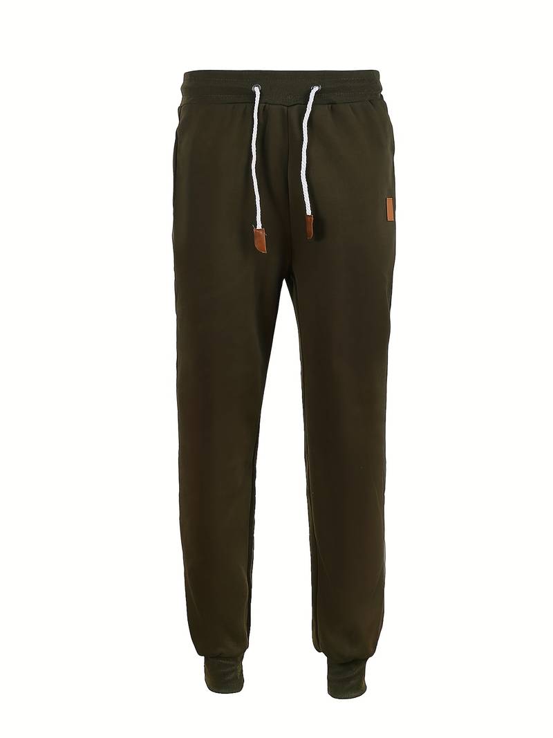 Pantalon Homme Décontracté Coton avec Cordon de Serrage-2
