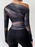 Tee Shirt Manche Longue Femme Décontracté 100% Coton Élégant-4