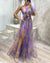 Robe Longue Élégante Femme Imprimé Floral Polyester 1