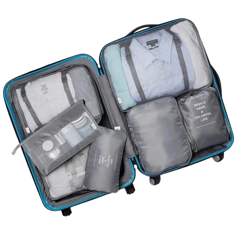 Organisateur de voyage 7 pièces