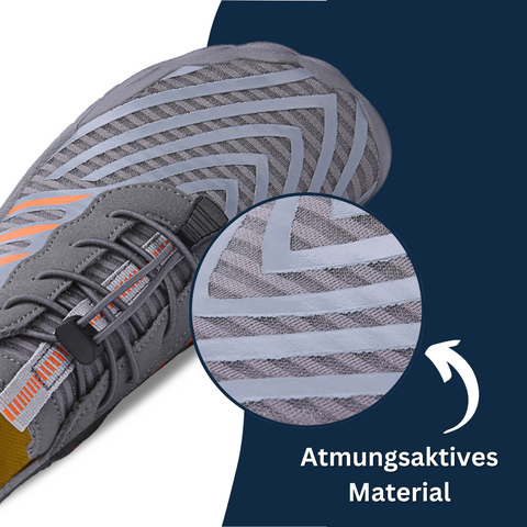 Chaussures Femme Noires Confortables Respirantes Barfuß en Tissu-3