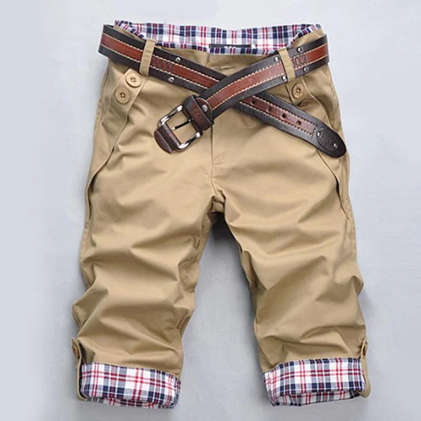 Variant image for Short Cargo Homme Confortable avec Poches en Coton-10