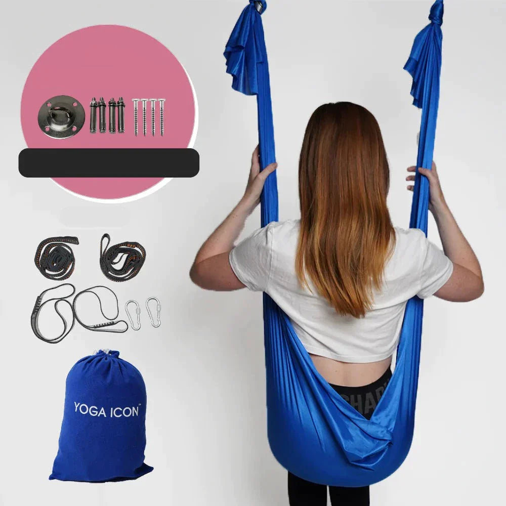 Variant image for Hängematte de Yoga Femme Aérienne Polyester Flexible Confortable-3