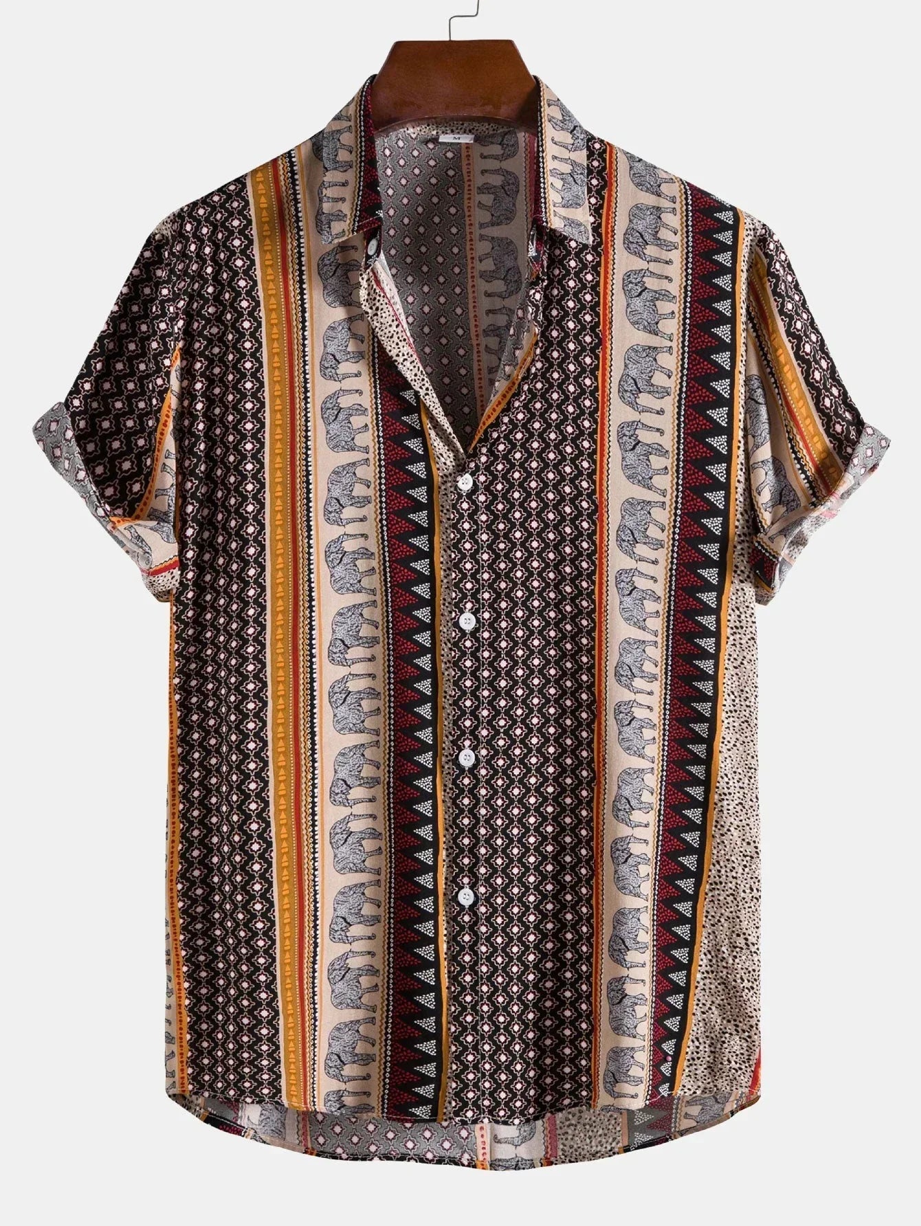 Variant image for Chemise Homme Décontractée Vintage 100% Coton-11