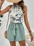 Variant image for Ensemble Femme Tropical À Imprimé Deux Pièces Polyester-1