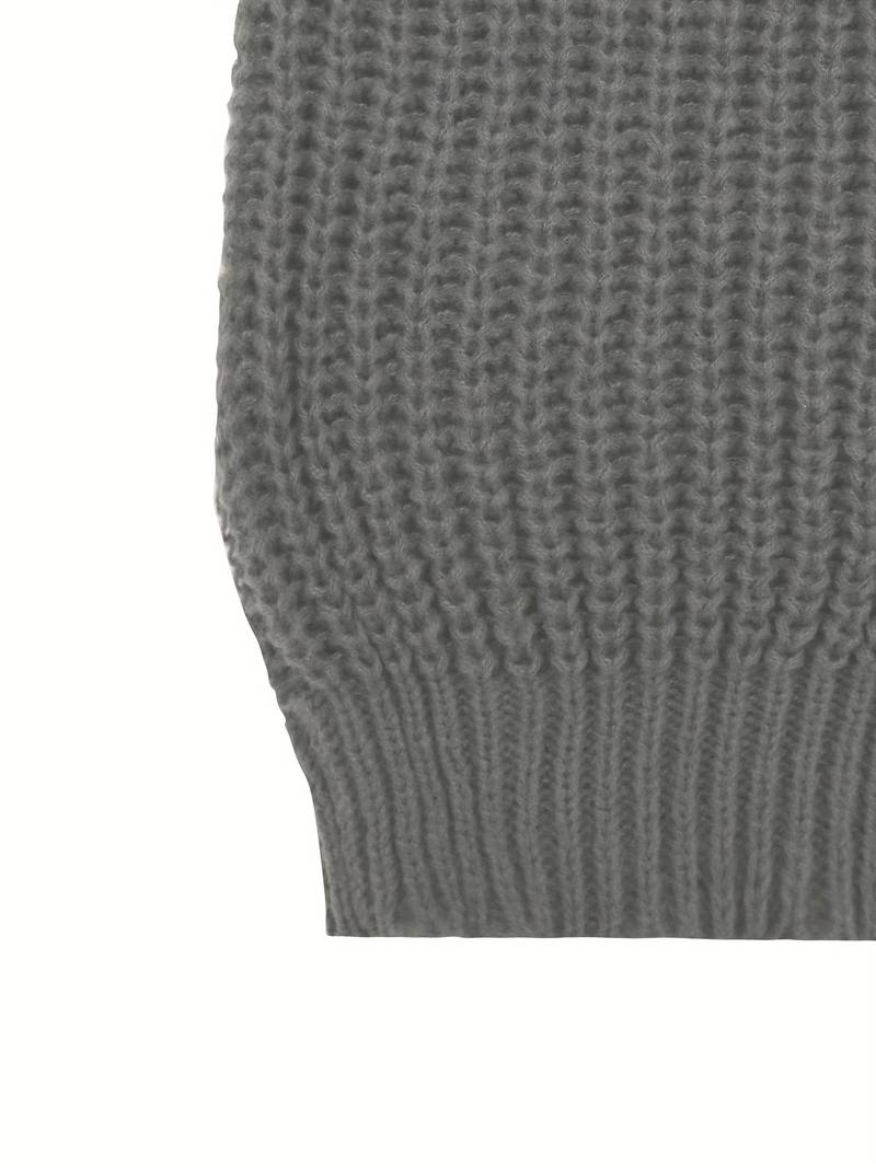 Cardigan Homme Classique en Tricot Acrylique-4