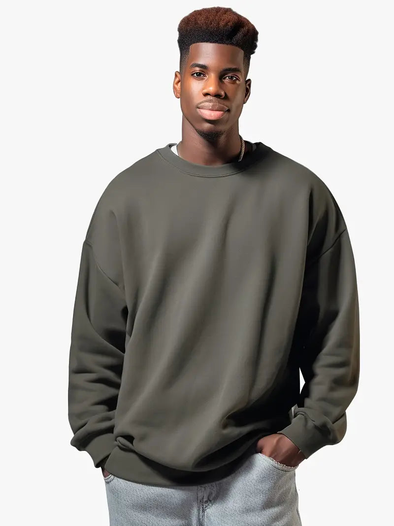 Variant image for Pull Homme Décontracté Circulaire 100% Coton-17