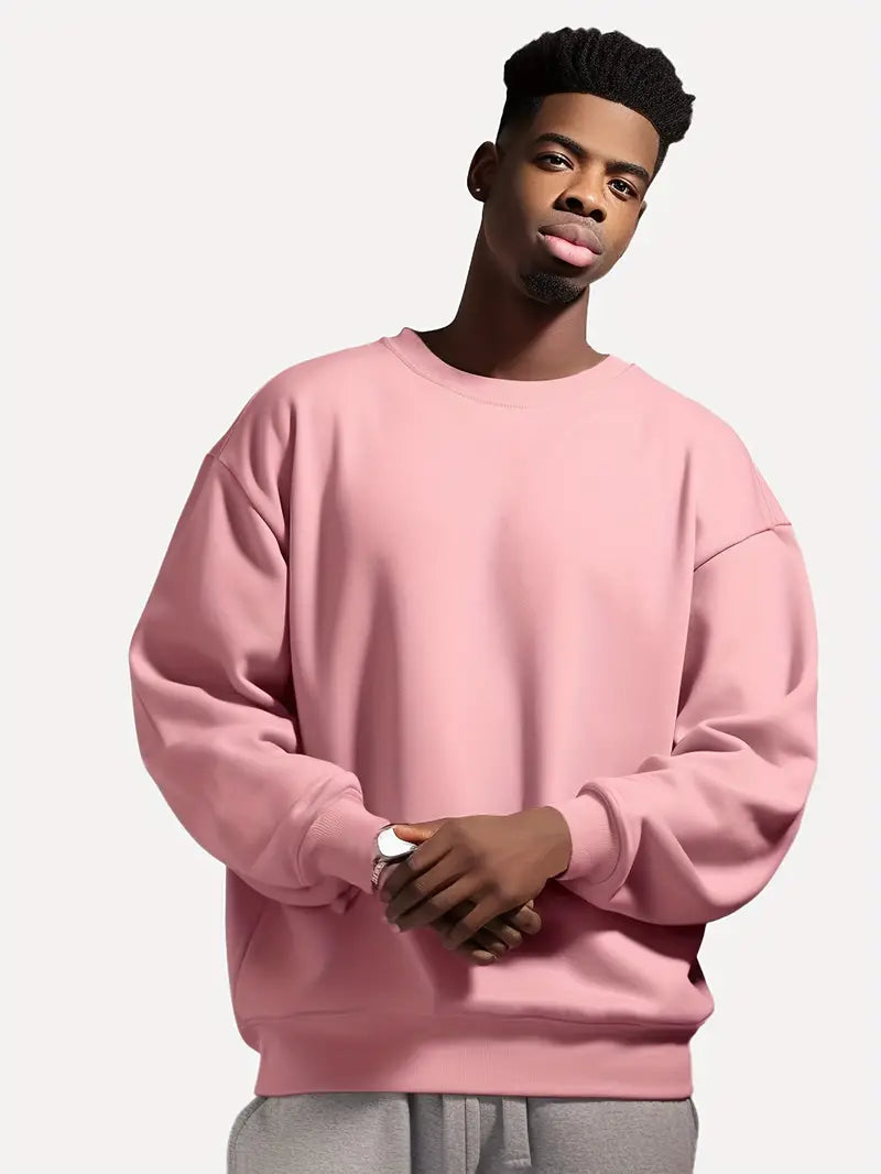 Pull Homme Décontracté Circulaire 100% Coton-3