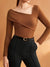 Variant image for Haut Femme Asymétrique Chic Tissu Doux-1