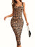 Robe Femme Longue Sirène Élégante en Polyester pour Soirée-3