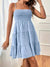 Robe Femme Structurée avec Poitrine Rassemblée en Tissu Élégant-5