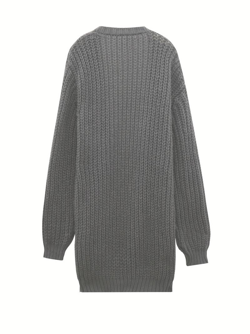 Cardigan Homme Classique en Tricot Acrylique-3