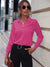 Blouse Femme Élégante Polyester pour Bureau 6