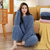 Pyjama chaud en polaire pour femmes