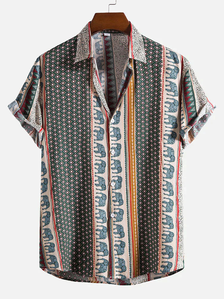 Variant image for Chemise Homme Décontractée Vintage 100% Coton-1