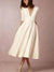 Robe Femme A-Line Rétro 60s en Tissu Doux 2