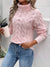 Variant image for Pull Col Roulé Femme Tricot Tressé 100% Acrylique-9