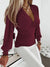 Variant image for Haut Femme Chic à Manches Longues en Polyester avec Détails en V-33