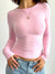 Variant image for Tee Shirt Manche Longue Femme Décolleté Rond 100% Coton-1
