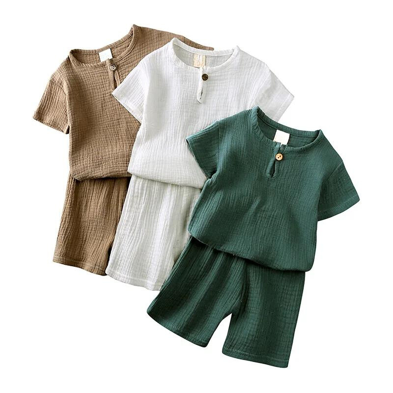 Ensemble t-shirt et short respirant pour enfants